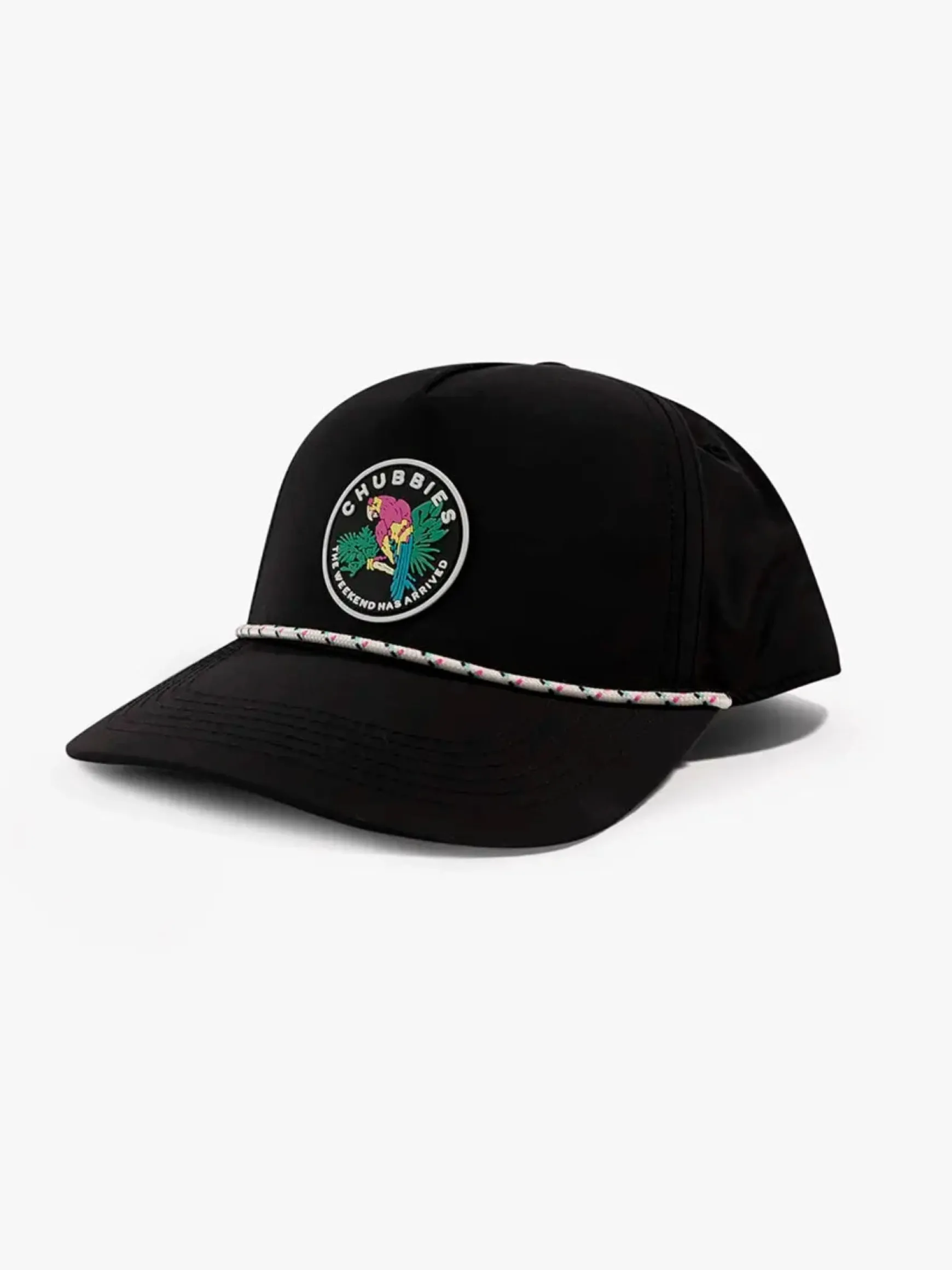 The Black Patch Nylon Rope Hat